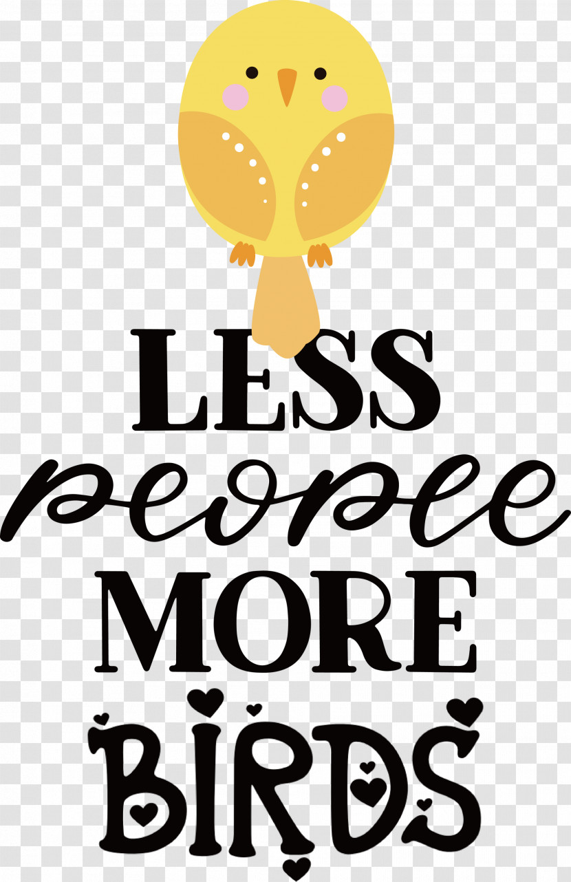 Less People More Birds Birds Transparent PNG