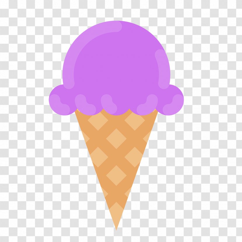 Ice Cream Cones Pops Purple Clip Art - Design Transparent PNG