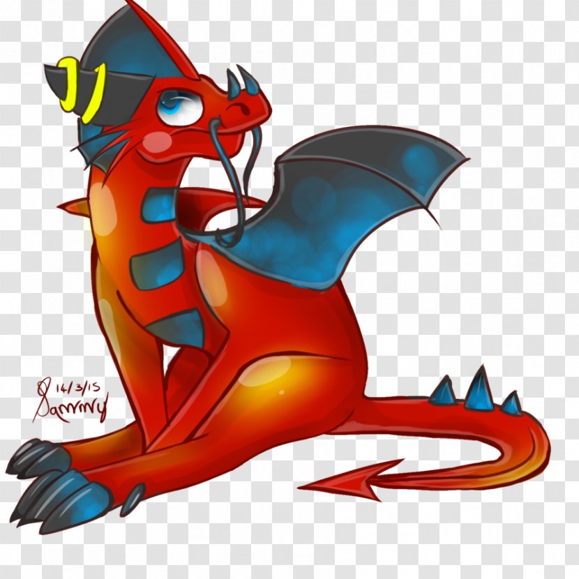 Cartoon Dragon Clip Art - Mythical Creature - Volcanic Eruptions Transparent PNG