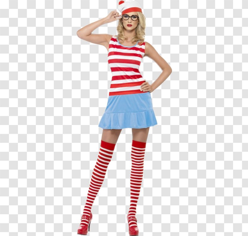 Where's Wally? T-shirt Costume Party Dress - Tights Transparent PNG