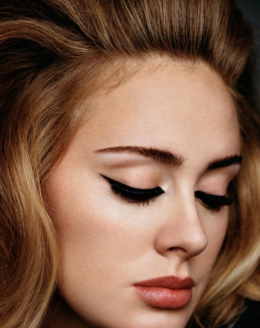 Adele Eye Liner Shadow Cosmetics Make-up Artist - Watercolor Transparent PNG