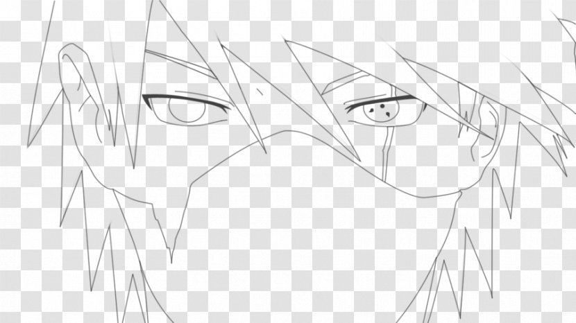 Eye Line Art White Forehead Color - Cartoon Transparent PNG