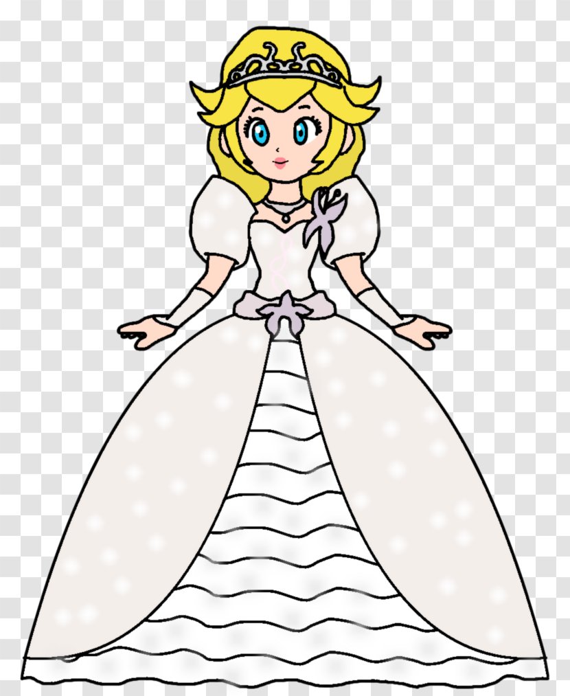 Princess Peach Super Mario Odyssey Wedding Dress Transparent PNG