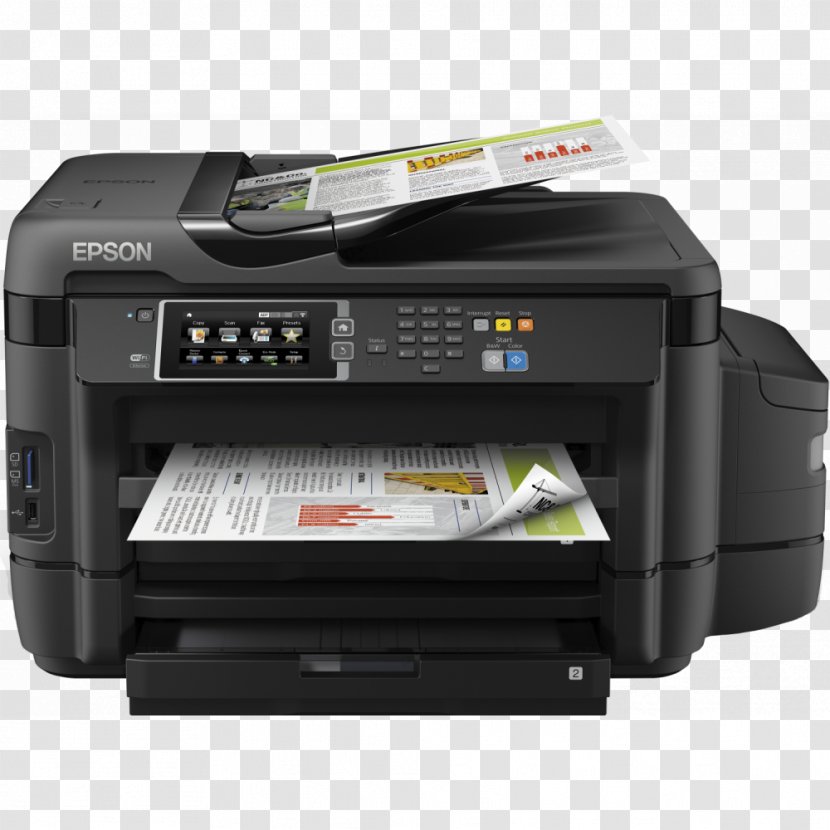 Printer Inkjet Printing Epson L1455 - Output Device Transparent PNG