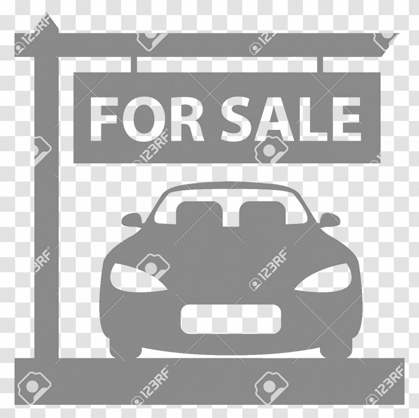 Car Dealership Vehicle Sales - Black And White Transparent PNG