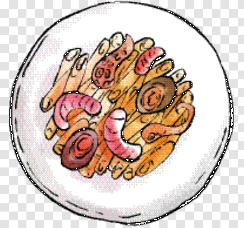 Food Cartoon - Cuisine - Drawing Plate Transparent PNG