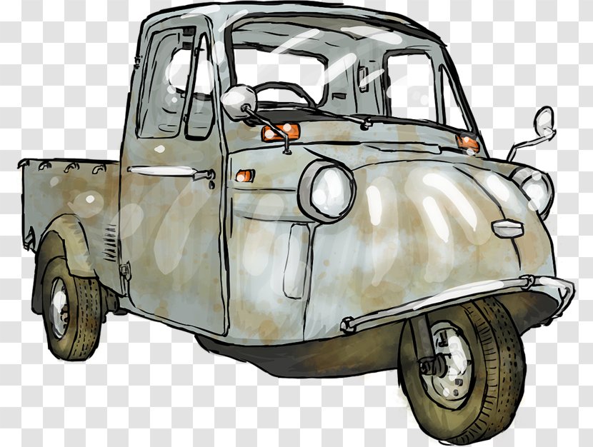 Daihatsu Midget Car Auto Rickshaw Terios - Motor Vehicle Transparent PNG