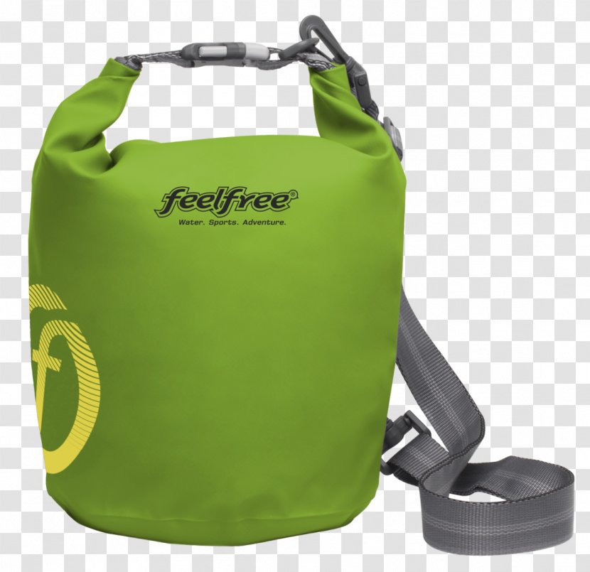 Dry Bag Kayaking Shopping - Silhouette - Lime Transparent PNG