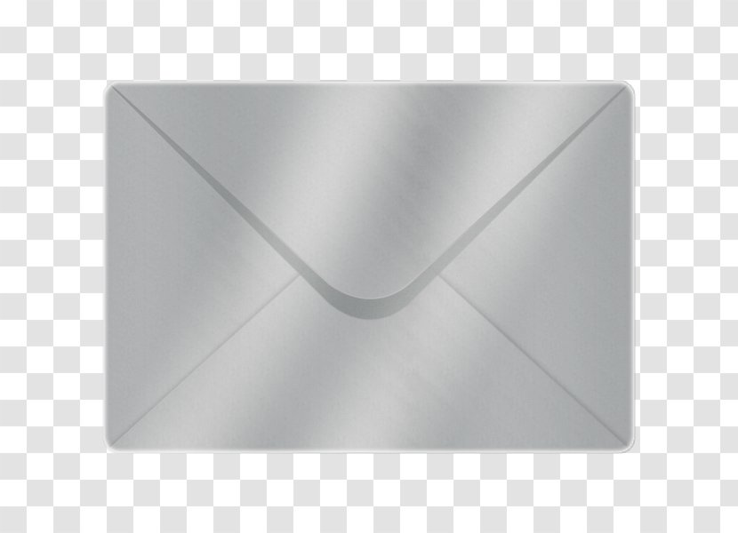 Windowed Envelope Metal Wedding Invitation Silver - Standard Paper Size Transparent PNG
