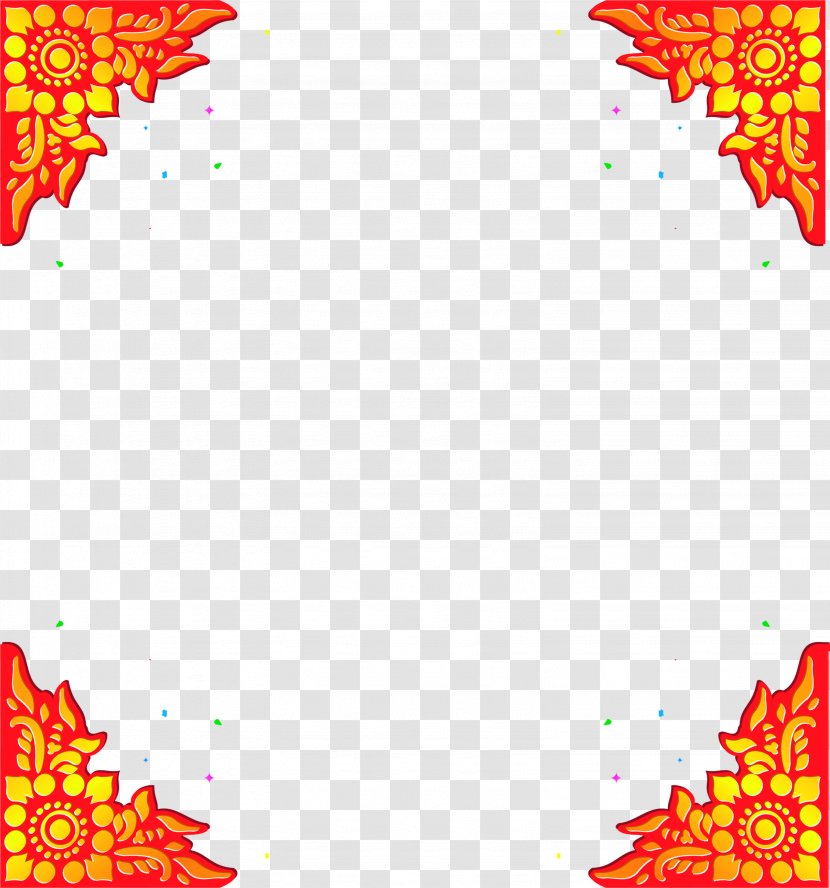 Ano Nuevo Chino (Chinese New Year) - Area - Creative Design Pattern Frame Transparent PNG