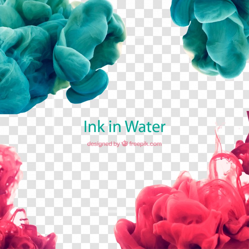 Ink Paper Water Wallpaper - Magenta - Abstract In Background Transparent PNG
