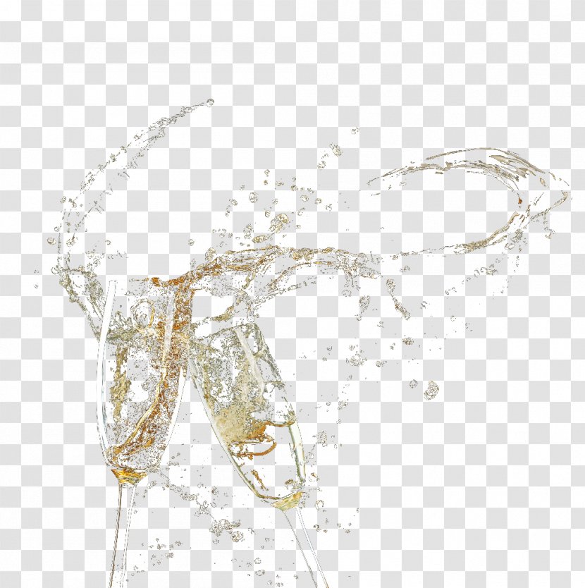 Champagne Wine - Cup Transparent PNG