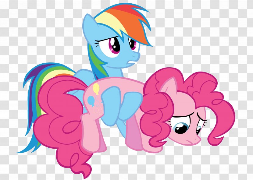 Pony Pinkie Pie Rainbow Dash Sunset Shimmer - Silhouette - Blow Kiss Transparent PNG