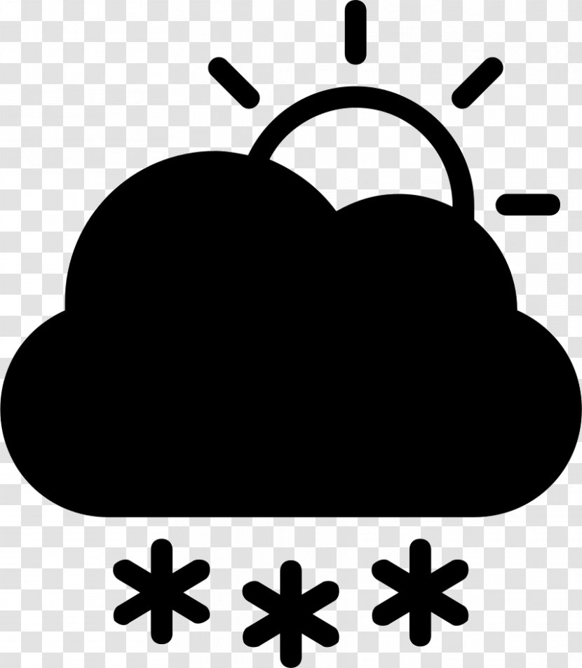 Weather Clip Art Image Snow - Symbol - Symbole Du Yen Transparent PNG