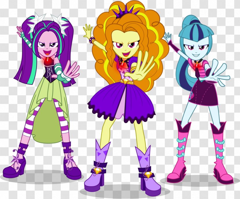 My Little Pony: Equestria Girls Rainbow Dash The Dazzlings Sunset Shimmer - Pony Friendship Is Magic Transparent PNG