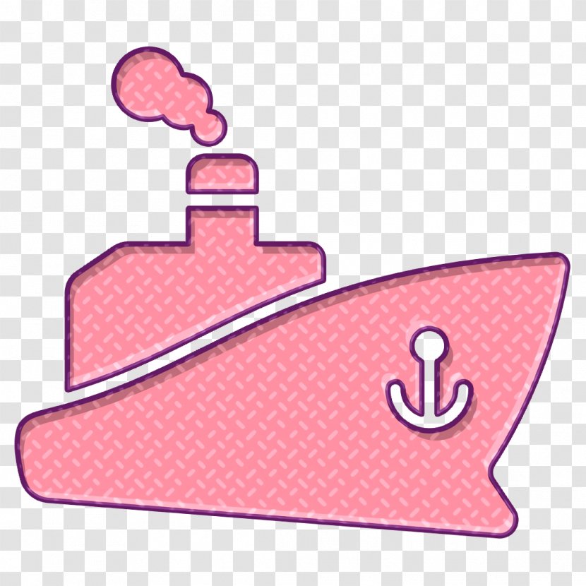 Ship Icon Ocean Transportation Logistics Delivery - Vehicle Finger Transparent PNG