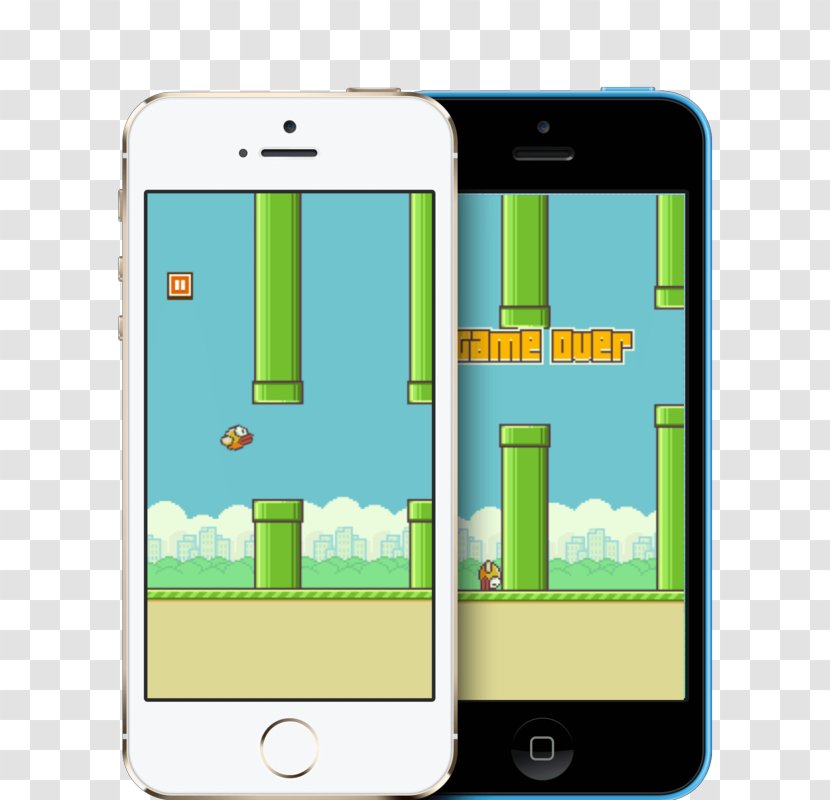 Smartphone Flappy Bird IPhone 5 6 - Electronic Device Transparent PNG