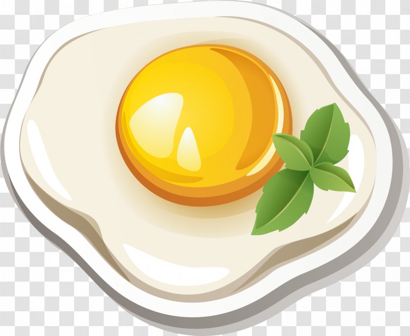 Fried Egg Breakfast Omelette Sandwich - Eggs Hand-painted Material Transparent PNG