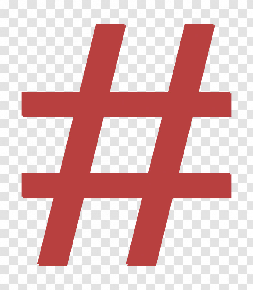 Navigation Glyphs Icon Hashtag Icon Transparent PNG