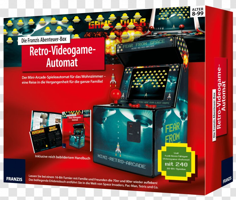 Arcade Game Cabinet Video Franzis Verlag - Electronic Device - Retro Transparent PNG