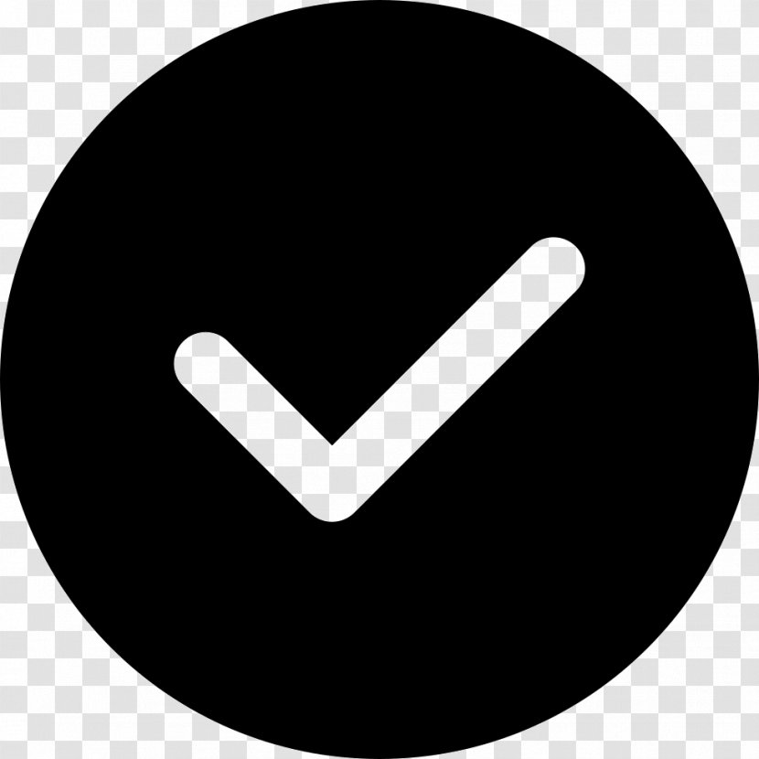 Button Check Mark Checkbox - Symbol - Vector Transparent PNG