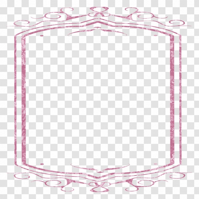 Pink Scrapbooking Mauve - Border Transparent PNG