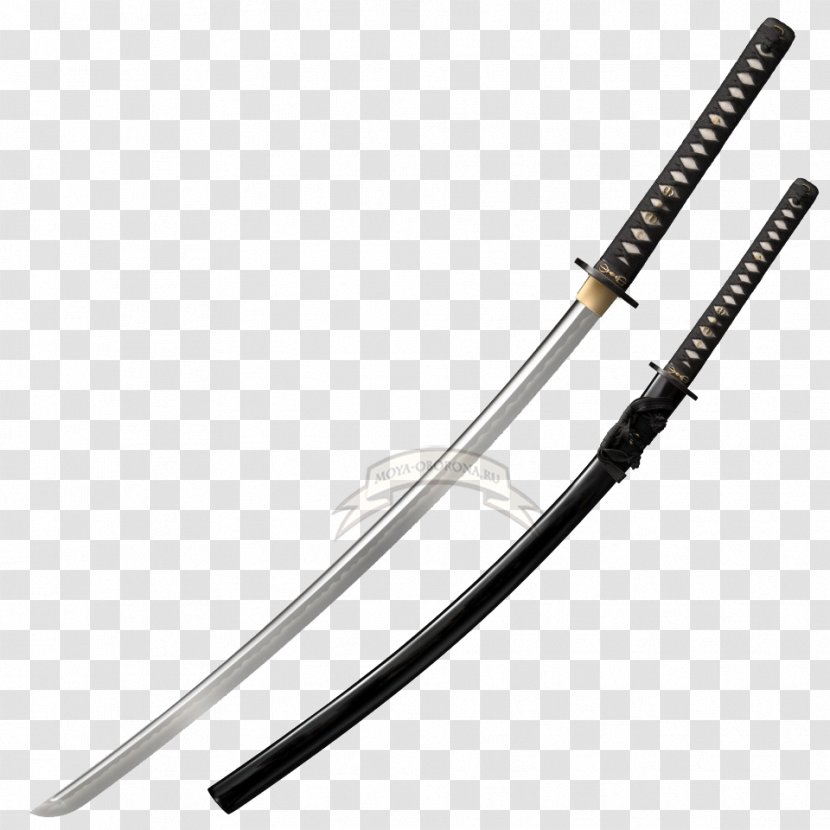 Katana Sword Cold Steel Damascus Samurai Transparent PNG