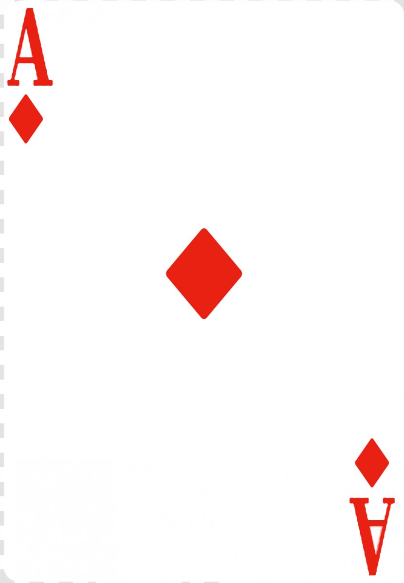 Playing Card Ace Of Hearts Suit Spades - Diamond Cliparts Transparent PNG