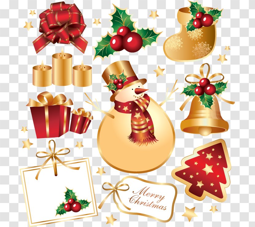 Christmas Ornament Gift Decoration Tree - Bell Stockings Snowman Box Transparent PNG