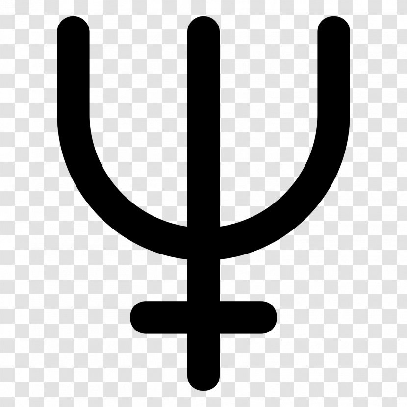 Planet Symbols Neptune Astronomical Astrological - Astrology - Peace Symbol Transparent PNG