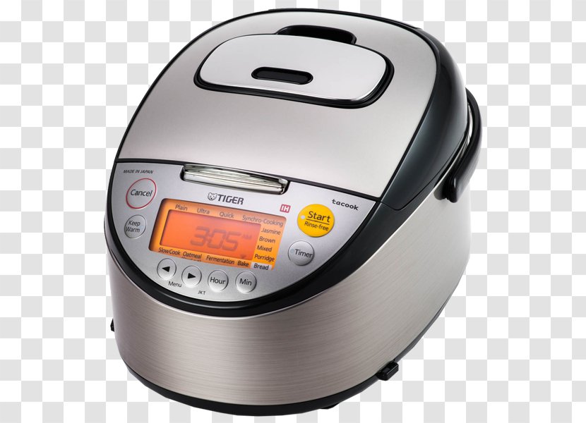 Rice Cookers Tiger Corporation Induction Cooking Heating - Bread Machine - Cooker Transparent PNG