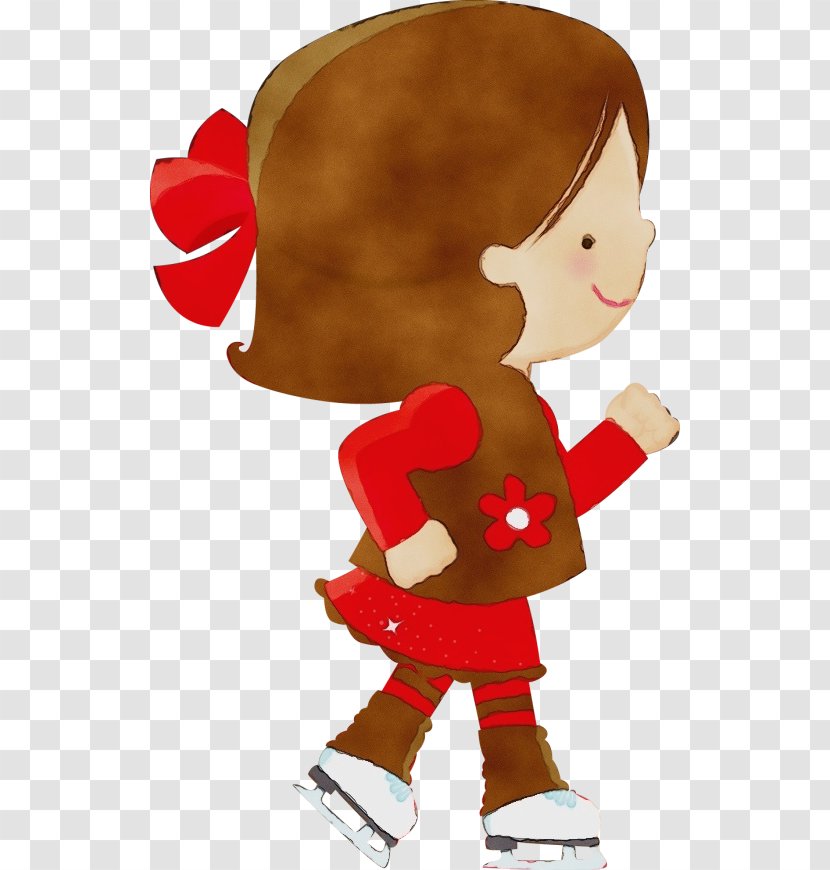 Christmas Girl - Fictional Character Cartoon Transparent PNG