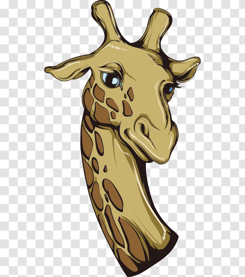 Giraffe Cartoon Lion Illustration - Fauna - Vector Transparent PNG