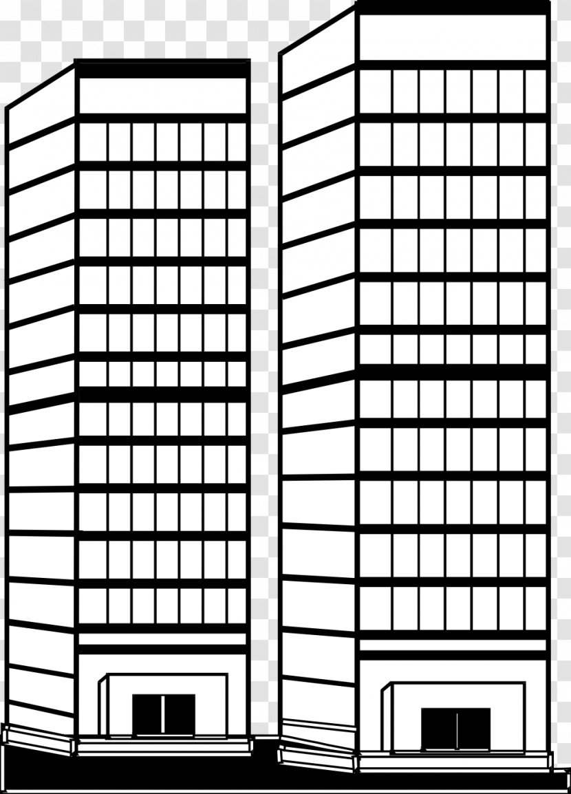 Building Skyscraper Apartment Clip Art - Architecture - White Cliparts Transparent PNG
