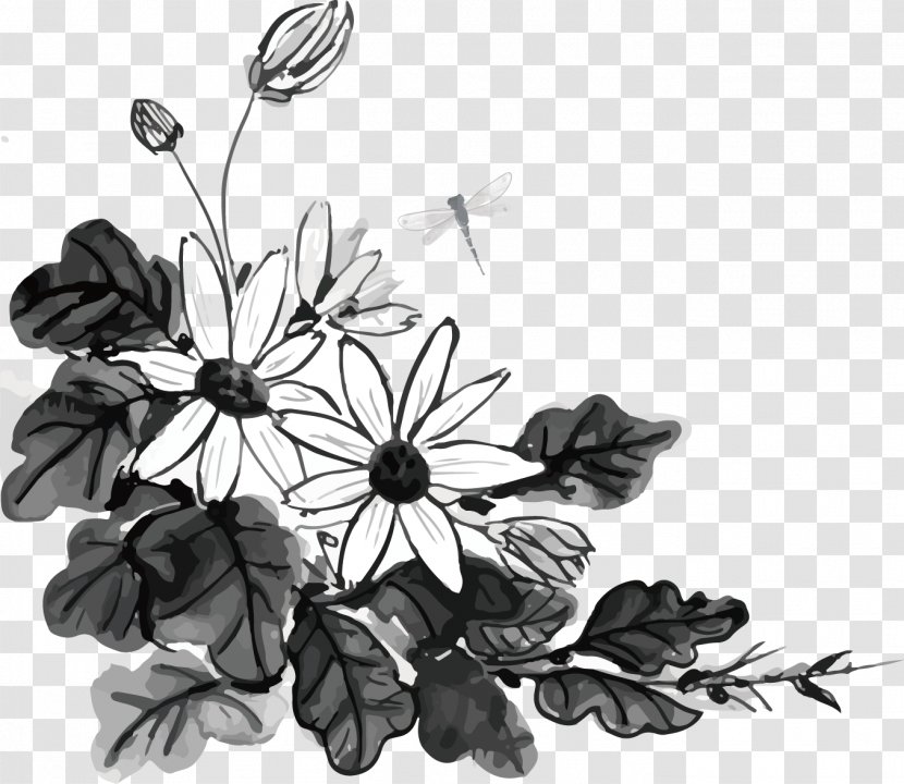 Ensu014d Zen Royalty-free Illustration - Japanese Painting - Chrysanthemum Transparent PNG