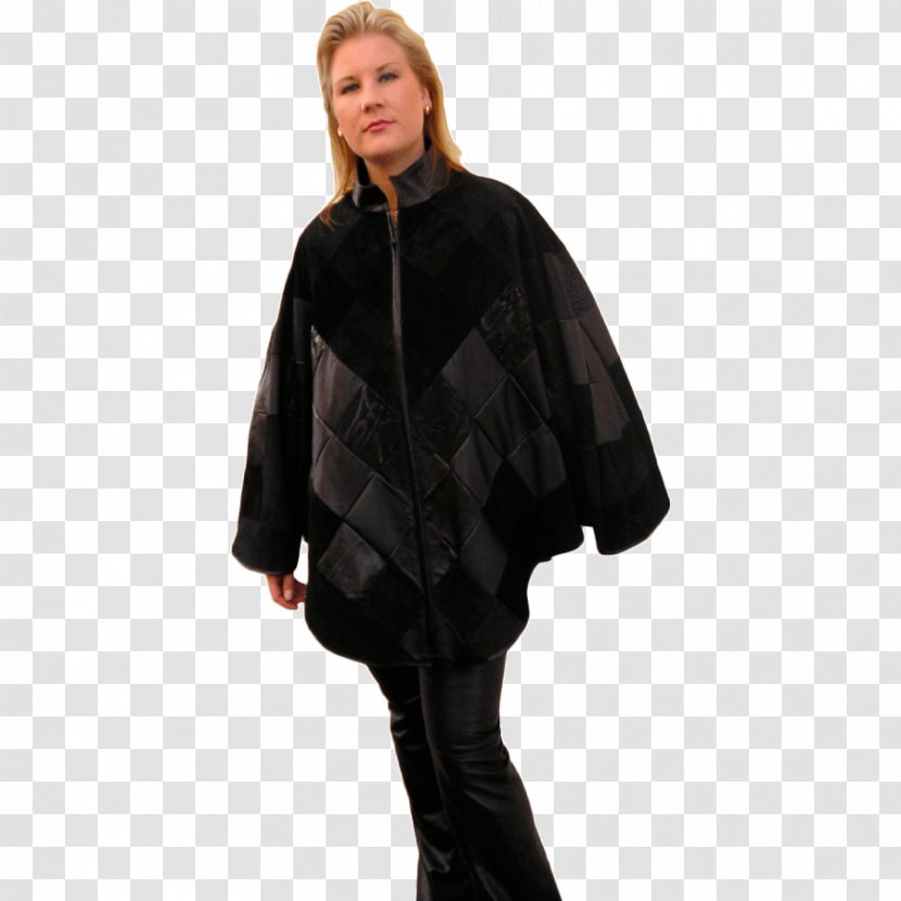 Cape Poncho Red Black Color - Sleeve Transparent PNG