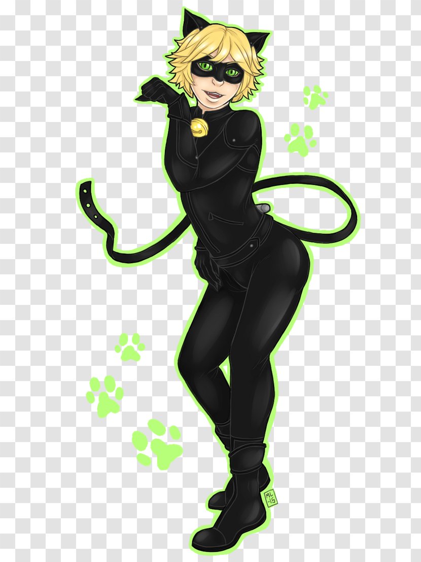 Black Cat Adrien Agreste Film Noir Art Transparent PNG