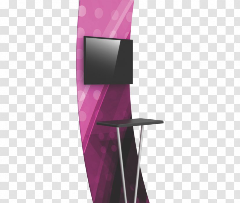 Product Design Rectangle - Magenta - Merchandise Display Stand Transparent PNG