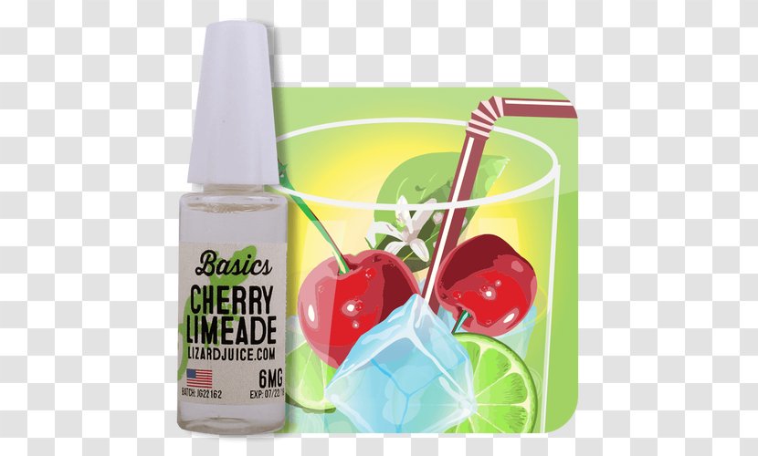 Electronic Cigarette Aerosol And Liquid Juice Limeade Slush - Cherry Material Transparent PNG