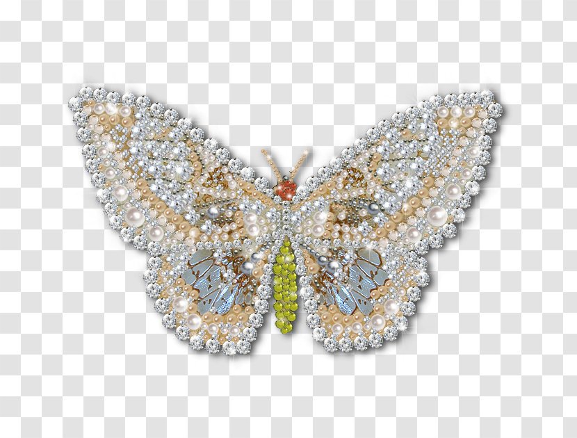 Brooch Beadwork Jewellery Pearl - Bead Embroidery Transparent PNG