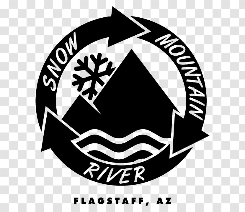 Monochrome Photography Logo Symbol Emblem - Snow Mountain River Smr Transparent PNG