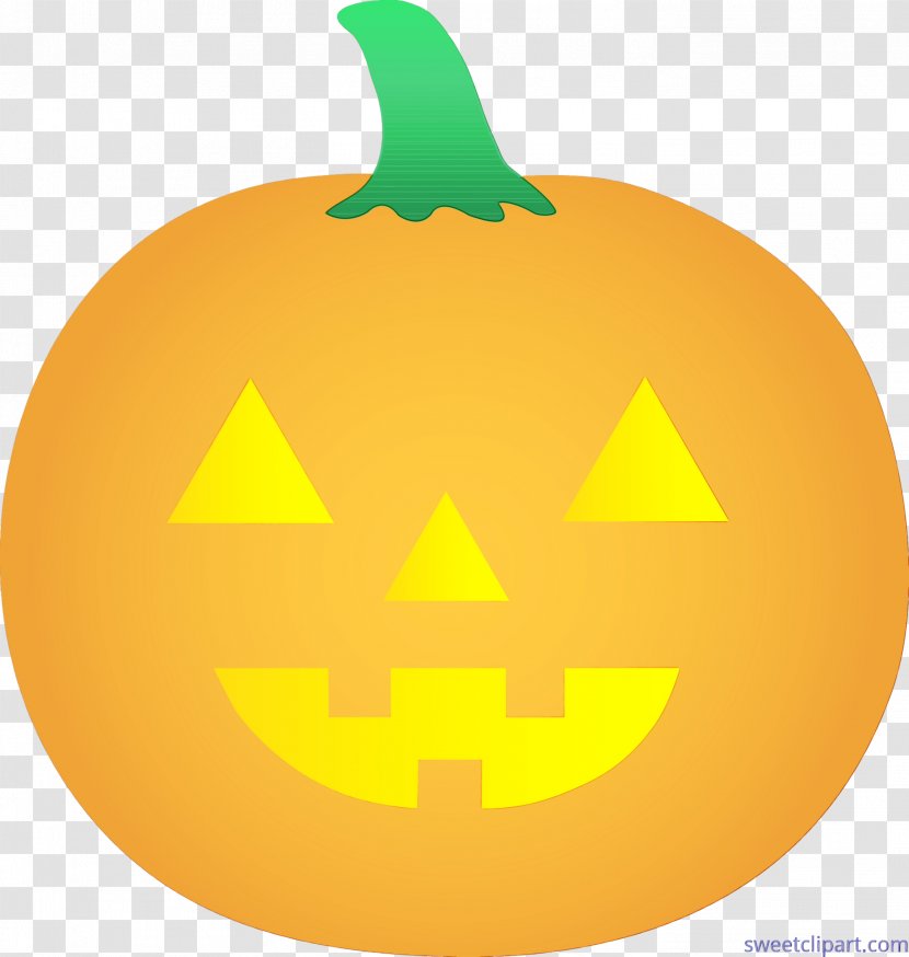 Halloween Pumpkin Cartoon - Smile Plant Transparent PNG