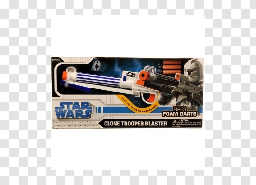 Star Wars Clone Trooper Blaster Wars: The - Ranged Weapon Transparent PNG