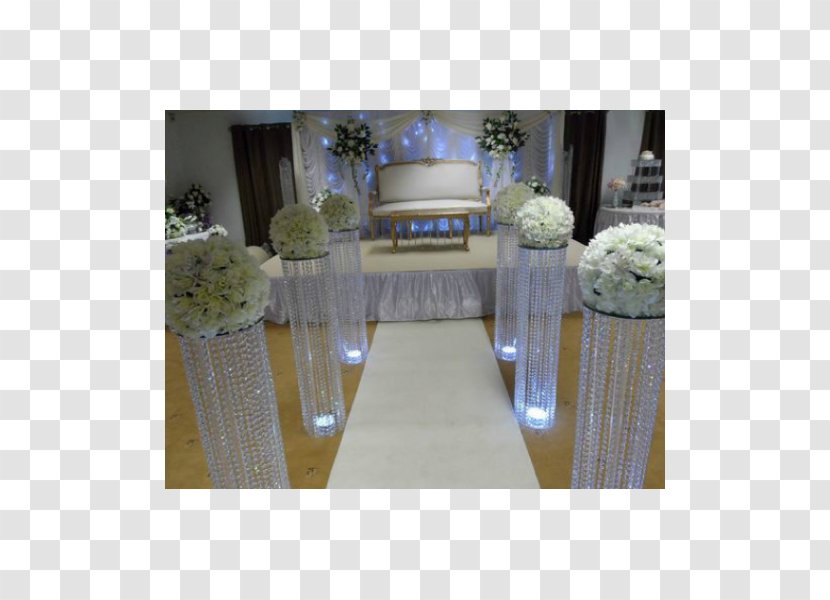 Column Wedding Reception Centrepiece Aisle - Structure Transparent PNG