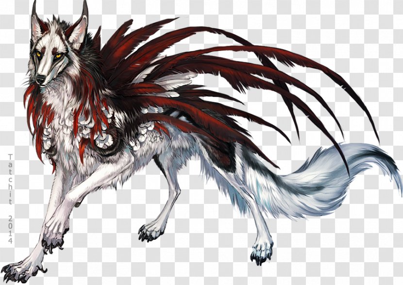 Gray Wolf DeviantArt Legendary Creature Drawing - Silhouette - Werewolf Transparent PNG