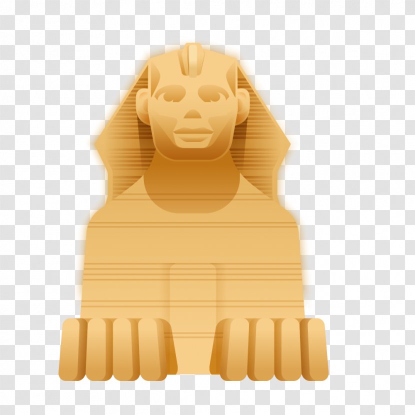 Great Sphinx Of Giza Esfinge Egipcia Ancient Egypt - Egyptian Vector Material Transparent PNG