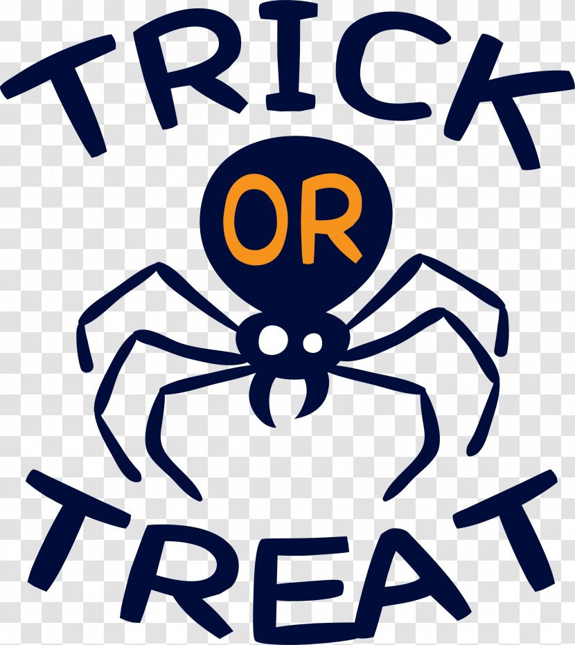Halloween Printing Trick-or-treating Party Clip Art - Joint - Spider Tag Transparent PNG
