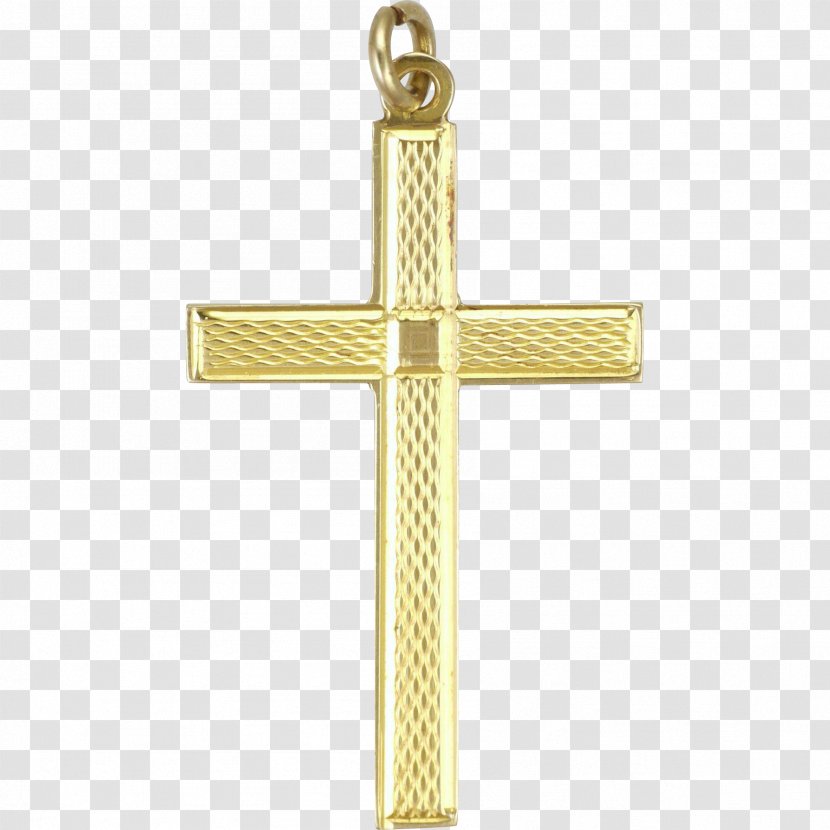 Body Jewellery Crucifix Charms & Pendants Symbol - Gold Cross Transparent PNG