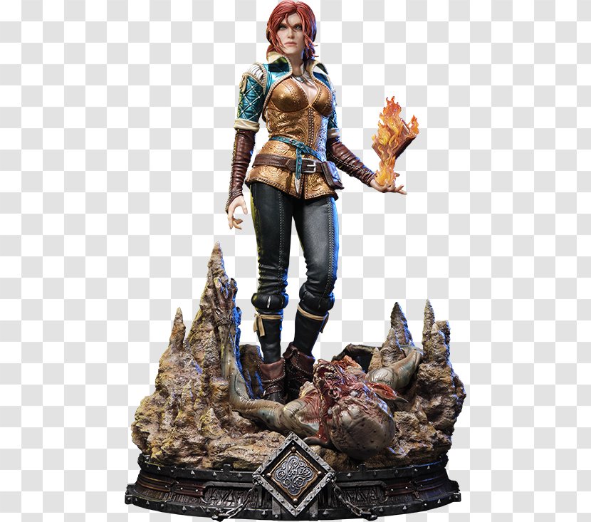 The Witcher 3: Wild Hunt Geralt Of Rivia Figurine Statue - Game - Triss Merigold Transparent PNG