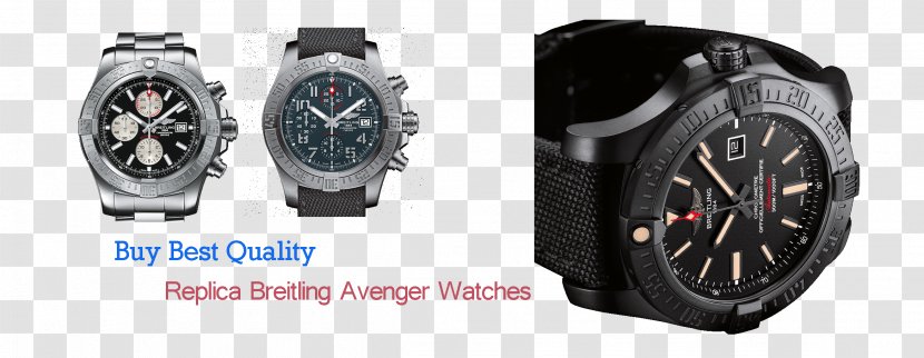 Watch Strap Breitling SA Super Avenger - Hardware Transparent PNG